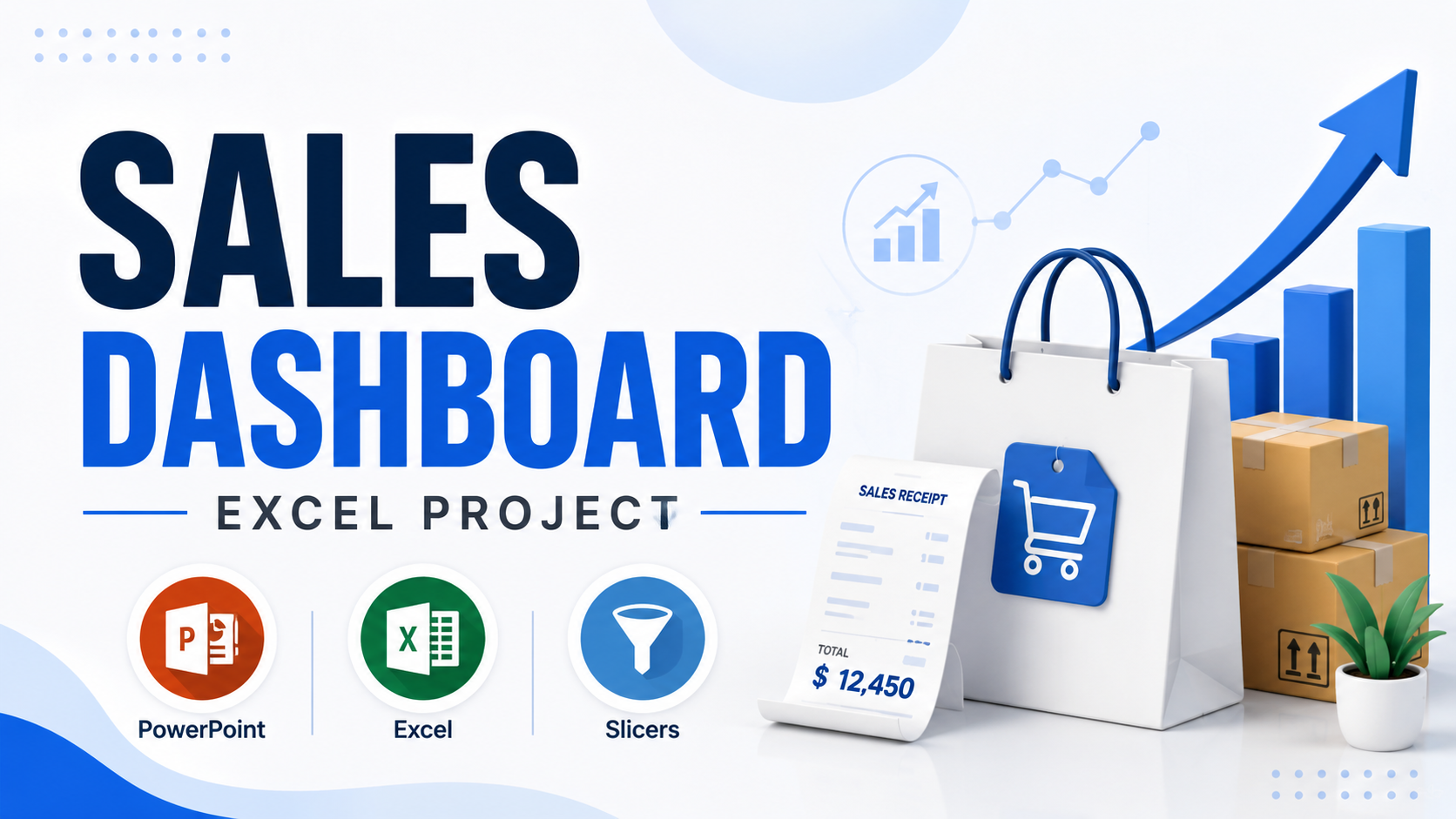 Sales dashboard Excel preview